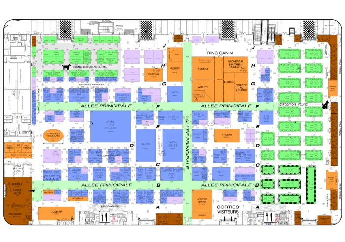 Réservez votre stand sur plan
